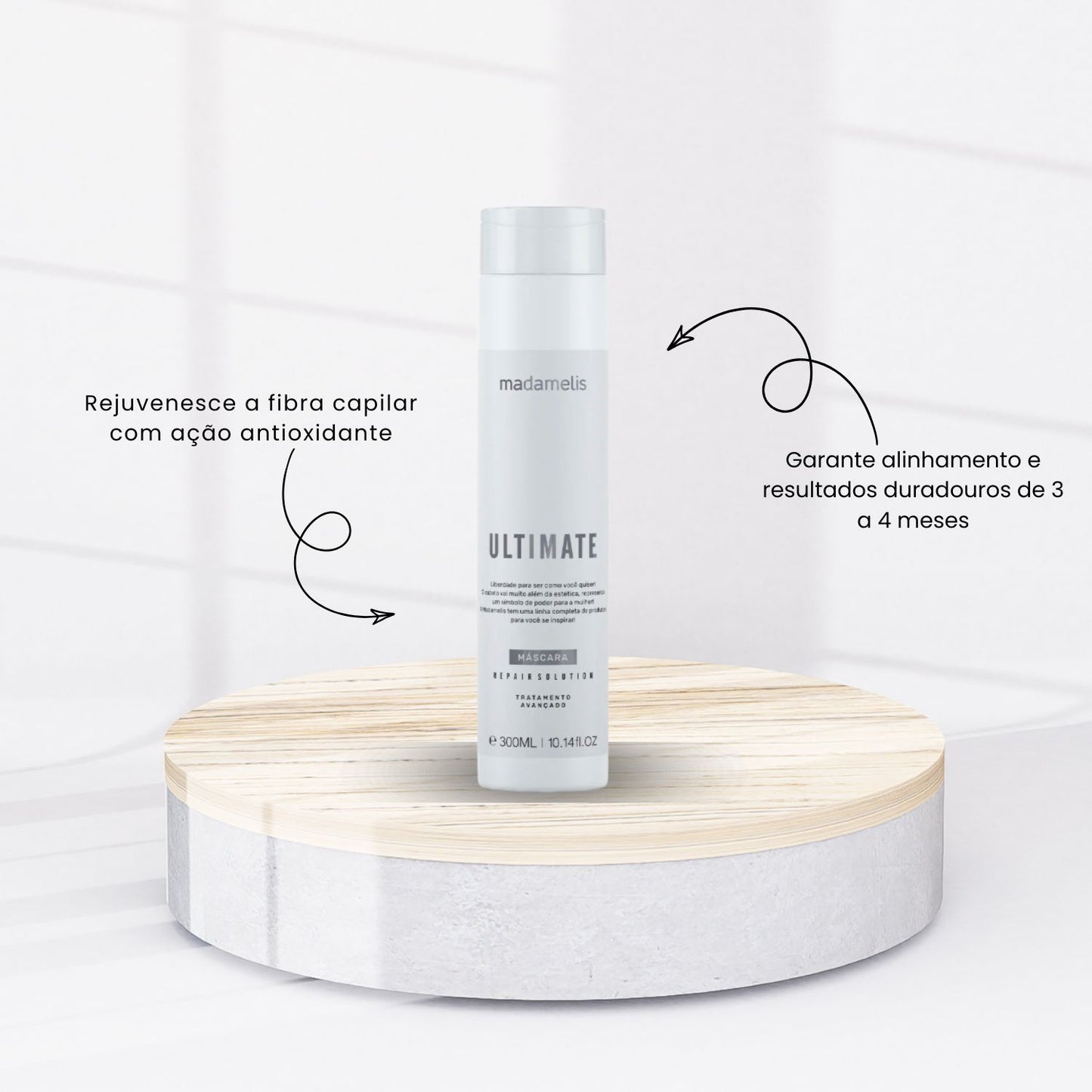 Kit Madamelis Ultimate Escova Progressiva (2 x 300 ml)