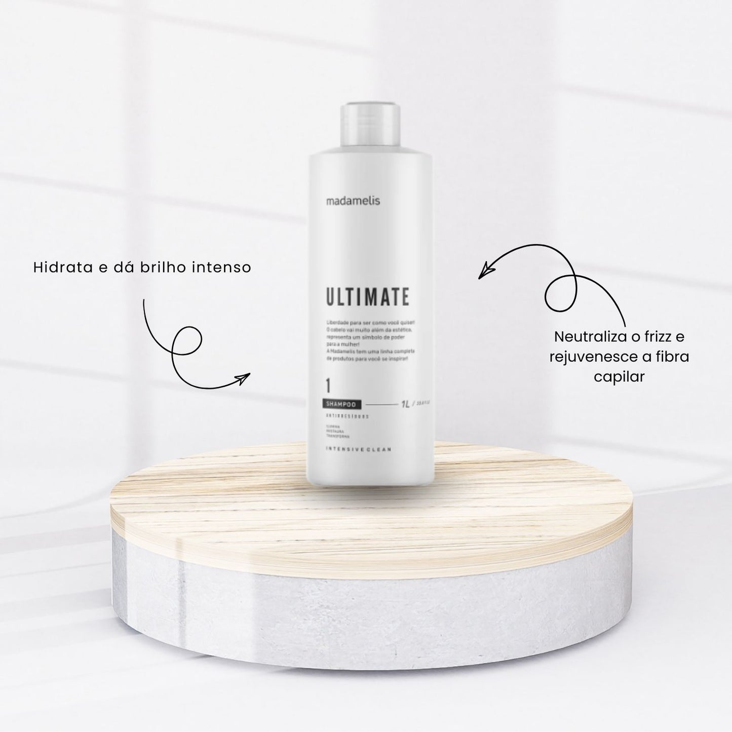 Kit Madamelis Ultimate Escova Progressiva 2 (2 x 1 Litro)