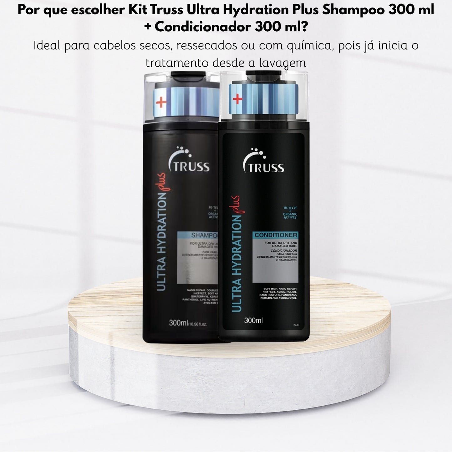 Kit Truss Ultra Hydration Plus Shampoo 300 ml + Condicionador 300 ml
