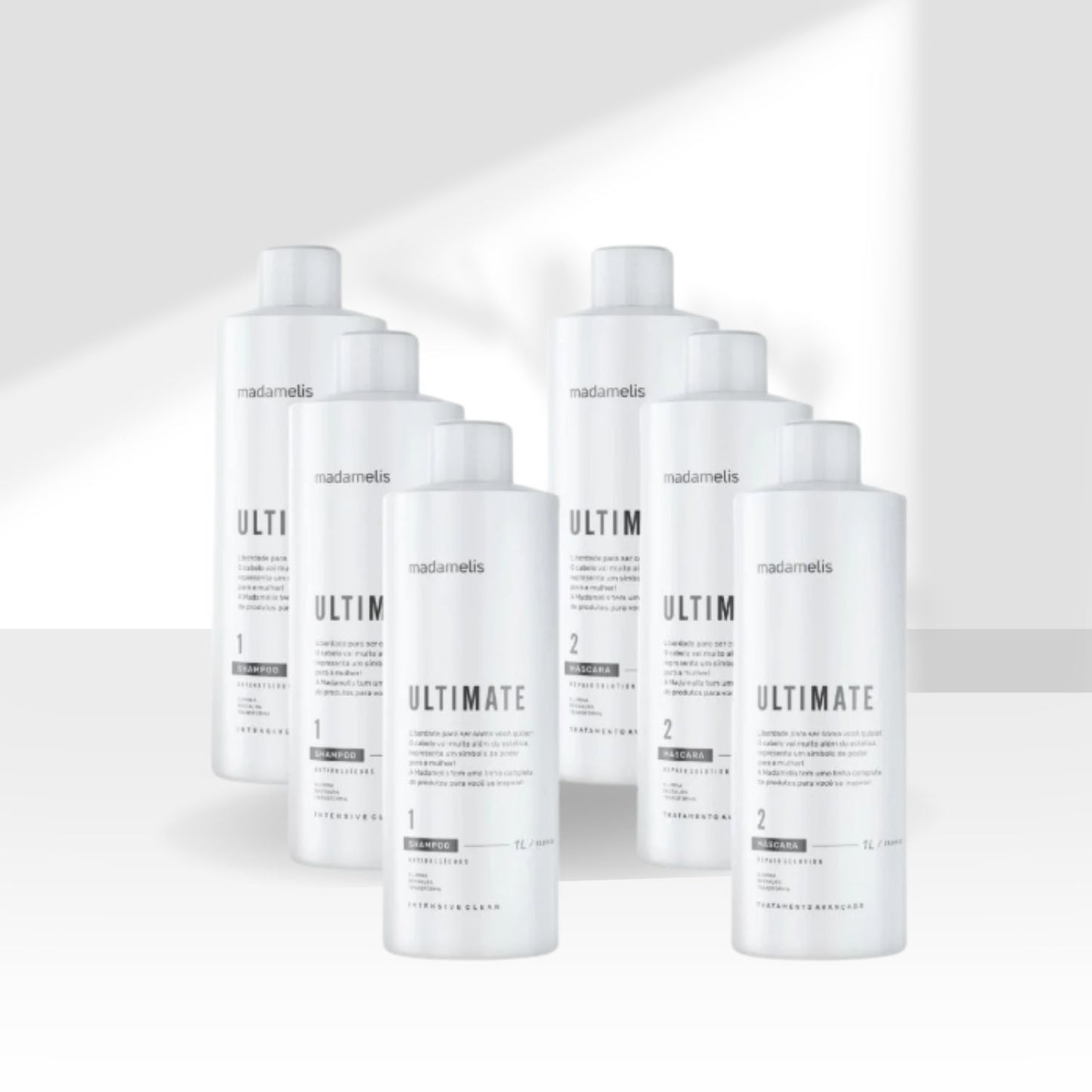 Kit Madamelis Ultimate Escova Progressiva 3 (2 x 1 Litro)