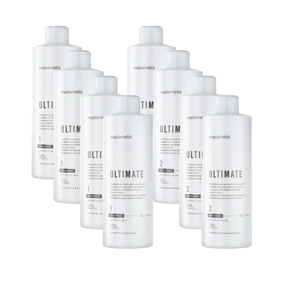 Kit Madamelis Ultimate Escova Progressiva 4 (2 x 1 Litro)