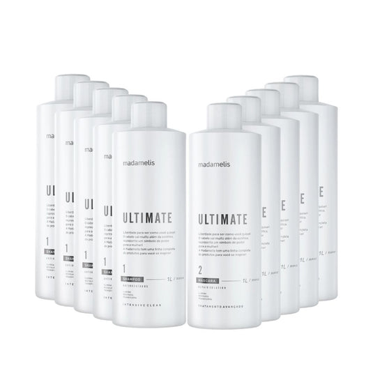 Kit Madamelis Ultimate Escova Progressiva 5 (2 x 1 Litro)