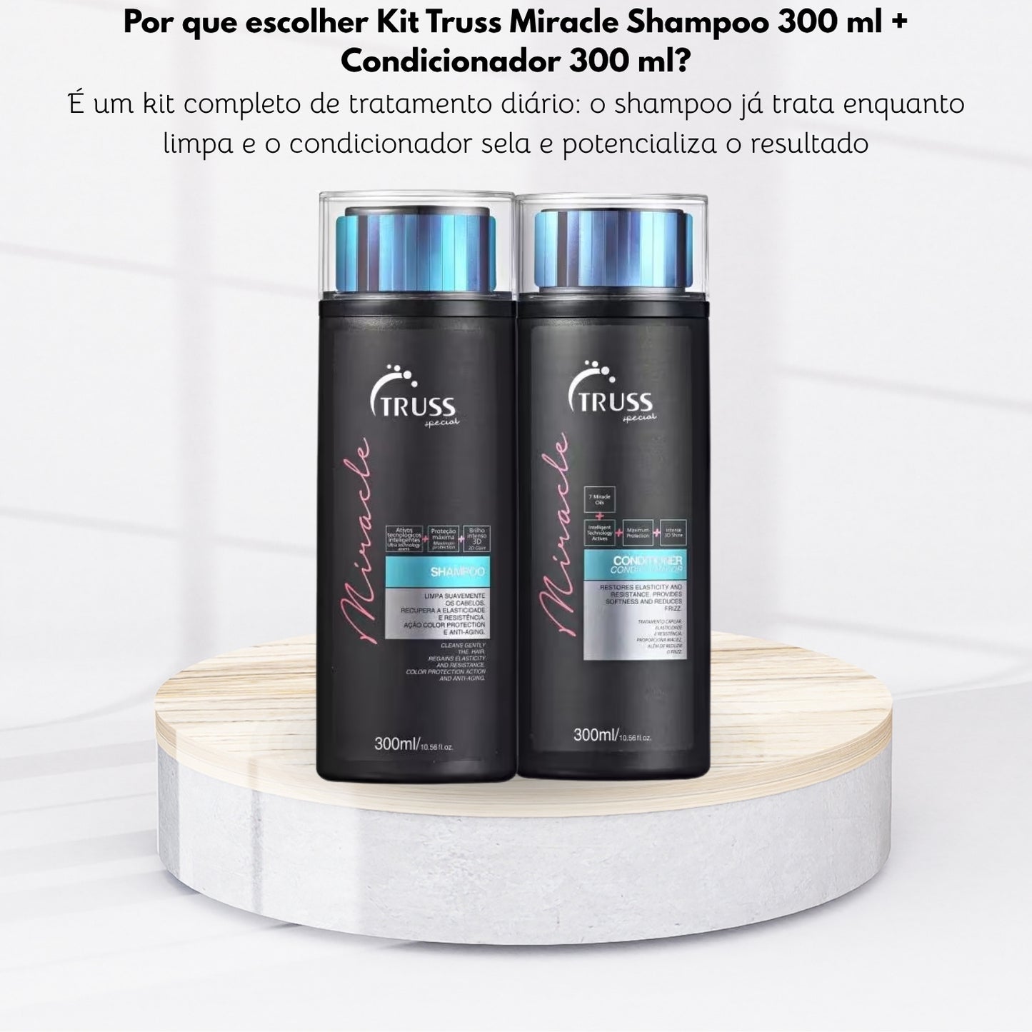 Kit Truss Miracle Shampoo 300 ml + Condicionador 300 ml