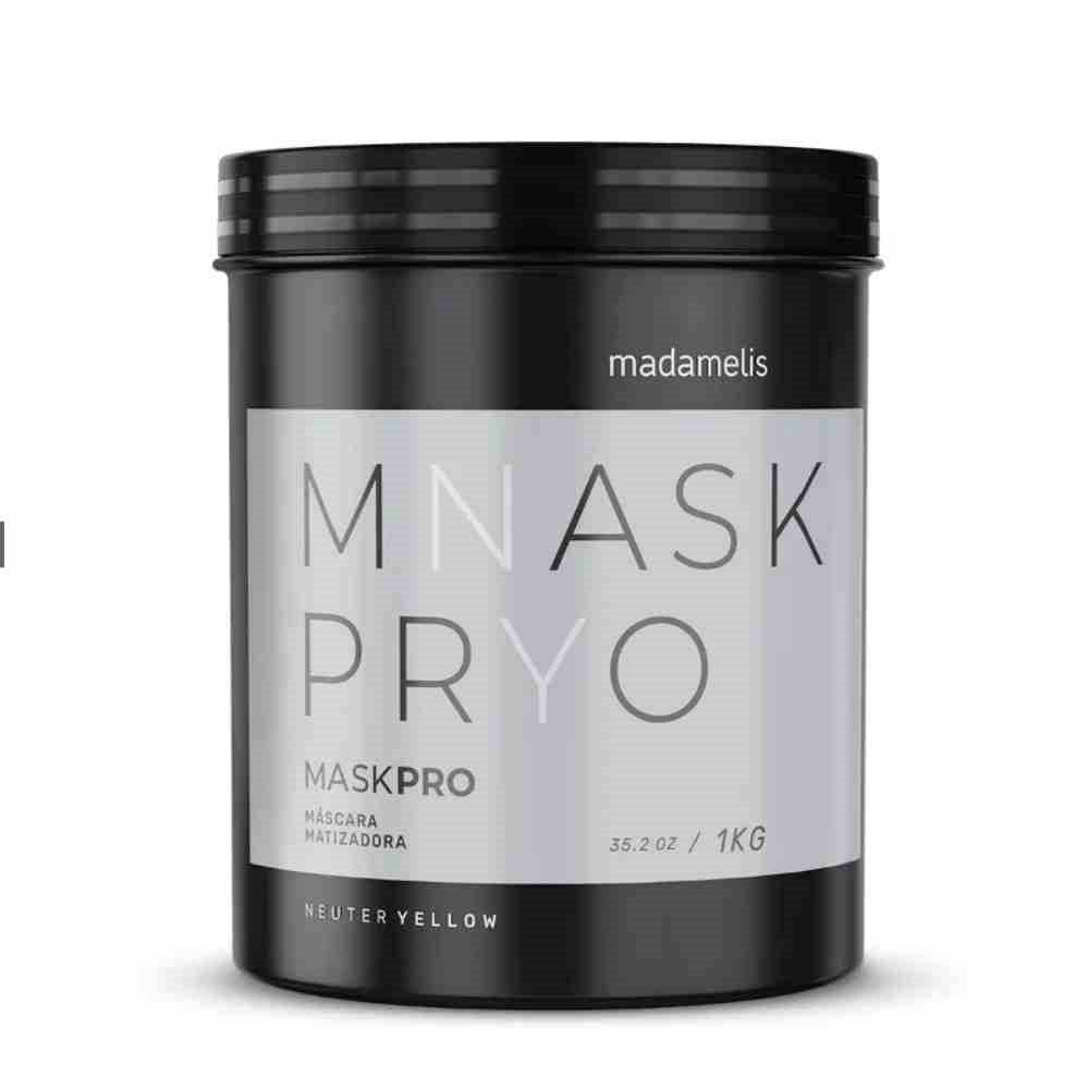 Kit Madamelis Ultimate Escova Progressiva Duo + Máscara Matizadora Pro Neuter Yellow