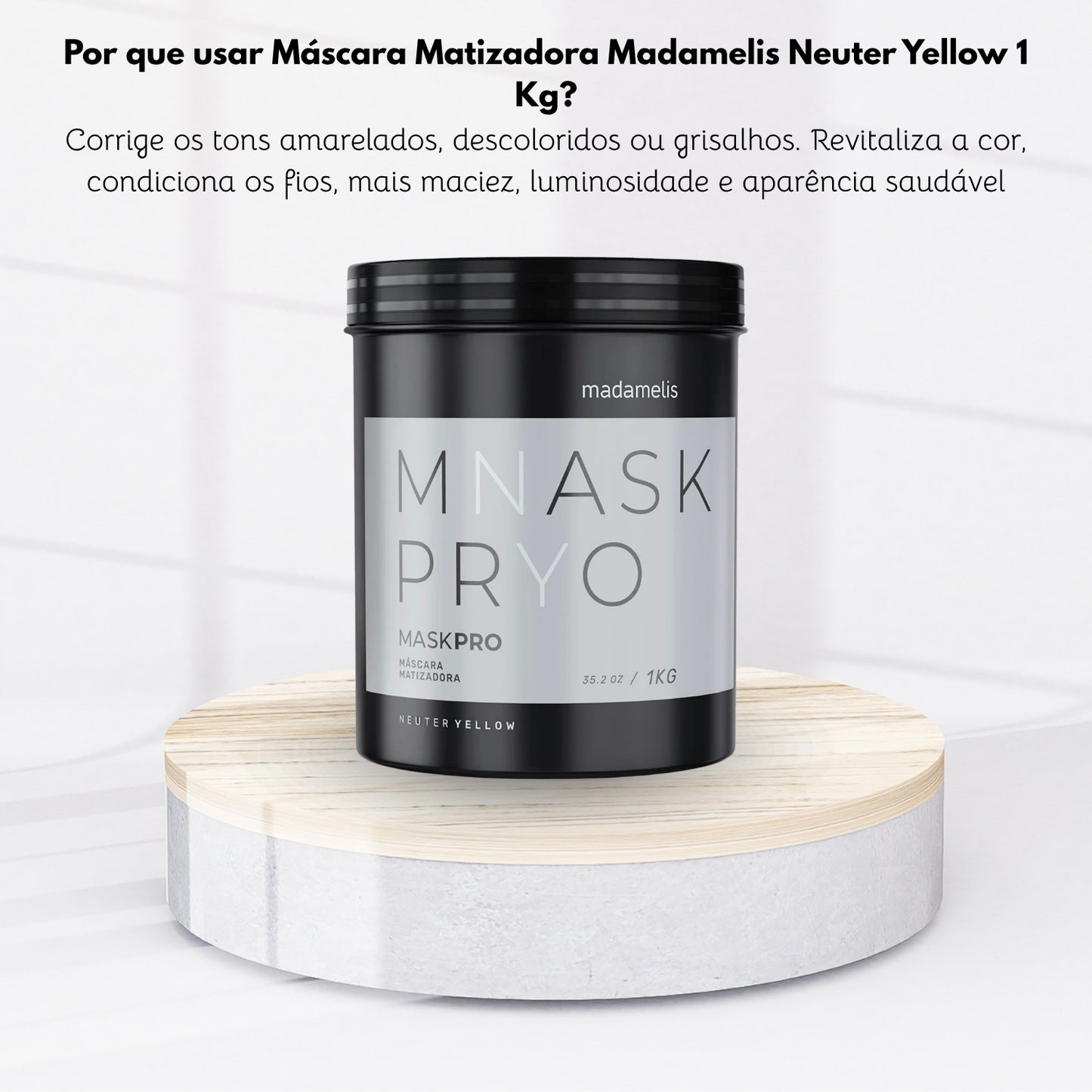 Máscara Matizadora Madamelis Neuter Yellow 1 Kg