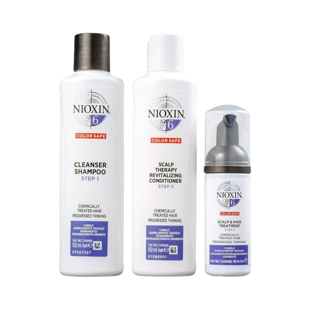 Kit Nioxin System 6 Small (3 Produtos)