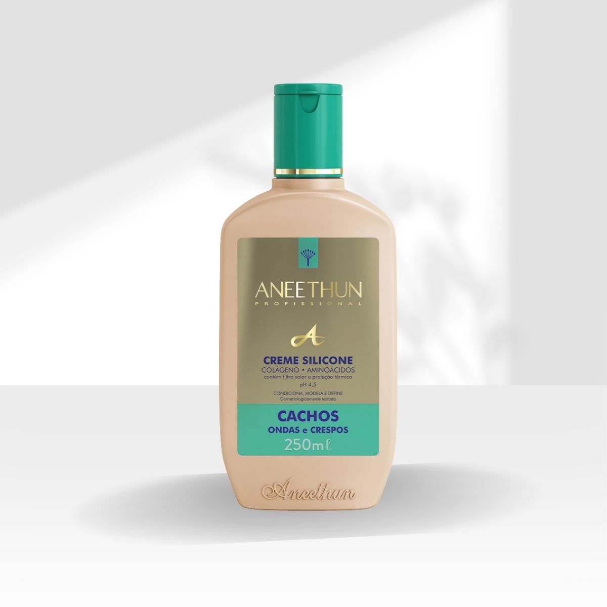 Leave-in Aneethun Linha A Creme de Silicone Cachos para Cabelo Cacheado 250 ml