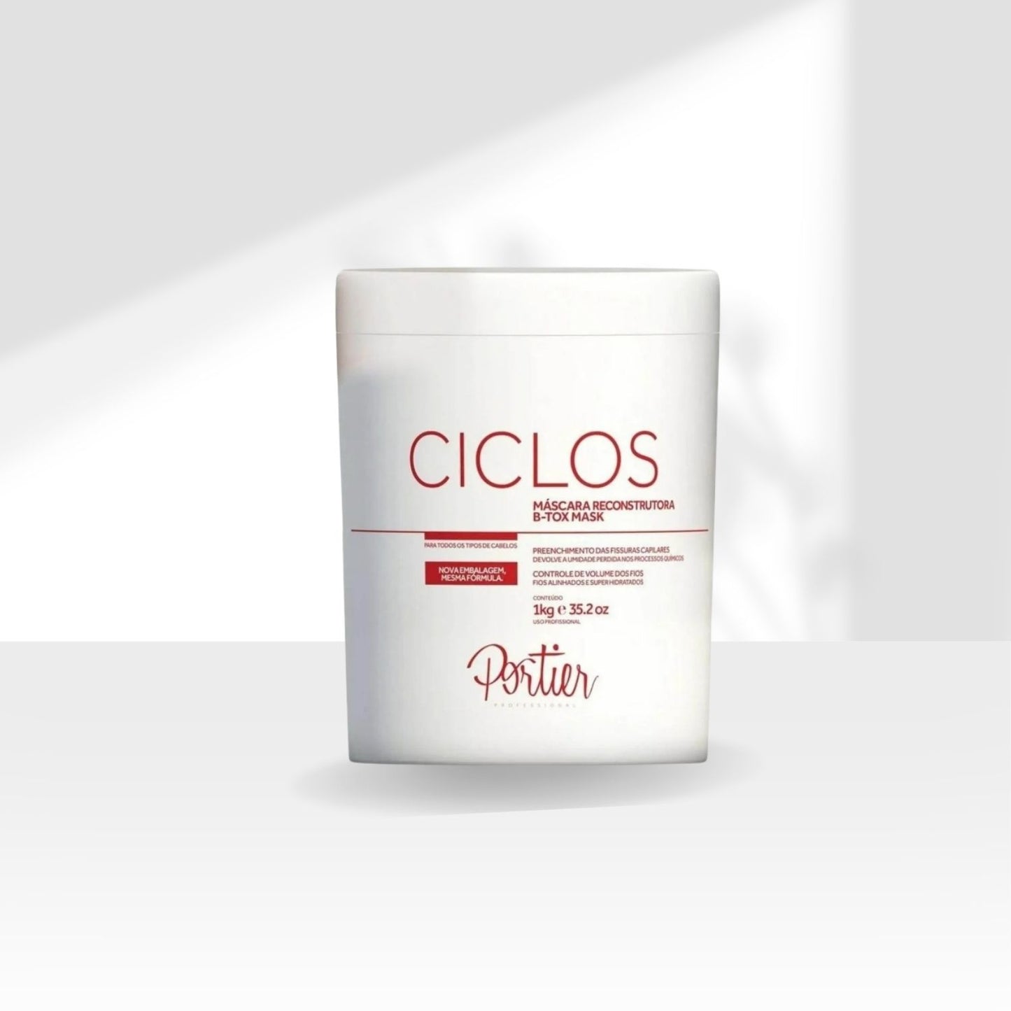 Botox Capilar Capilar Portier Ciclos B-Tox Máscara Reconstrutora 1 Kg