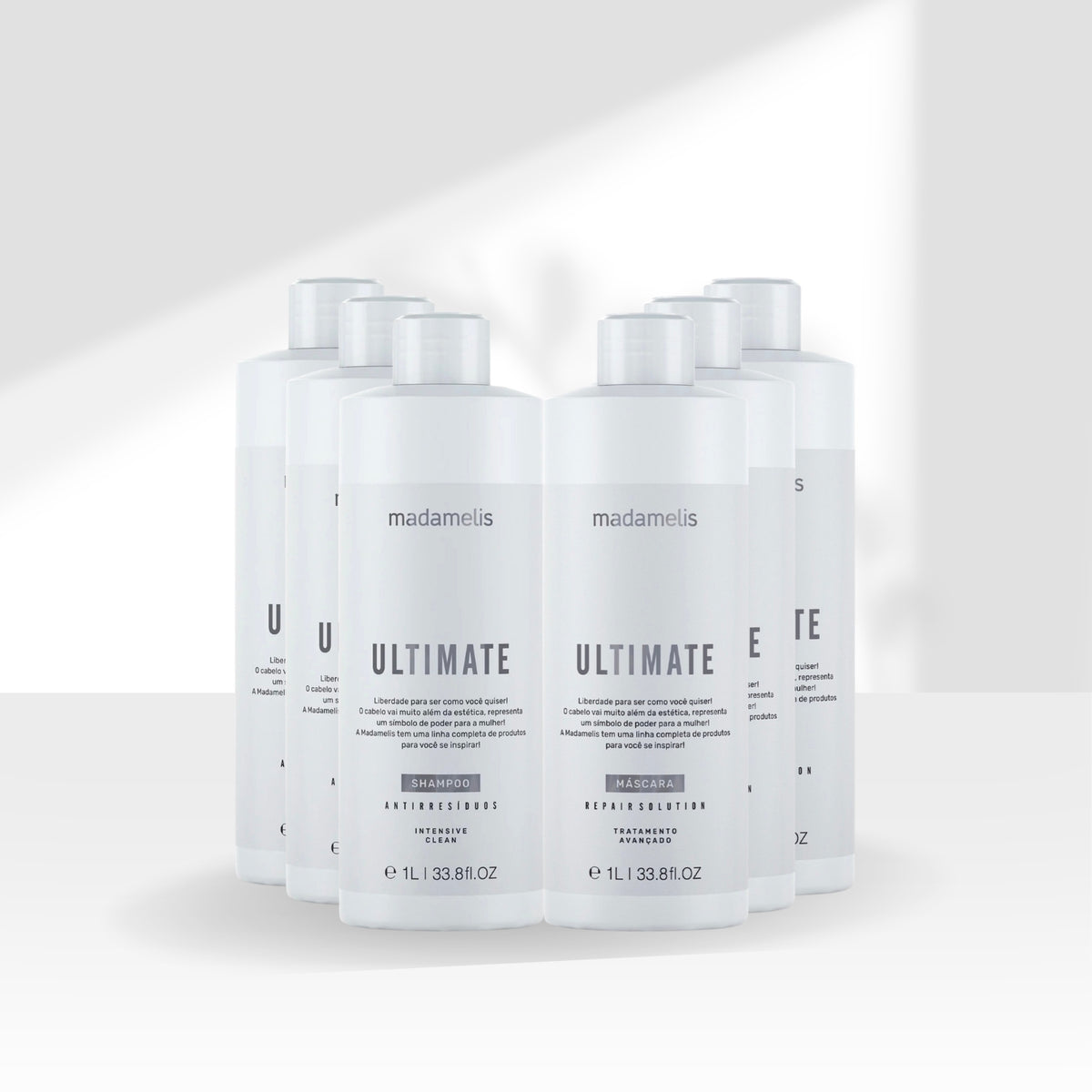 Kit Madamelis Ultimate Escova Progressiva 3 (2 x 1 Litro)