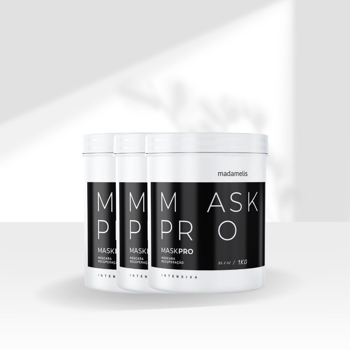 Kit Madamelis Pro Mask Control Máscara Capilar (3 x 1 Kg)