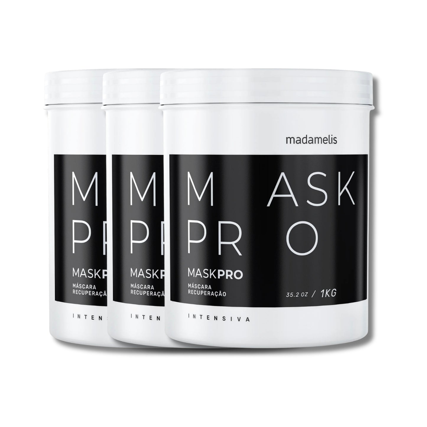 Kit Madamelis Pro Mask Control Máscara Capilar (3 x 1 Kg)