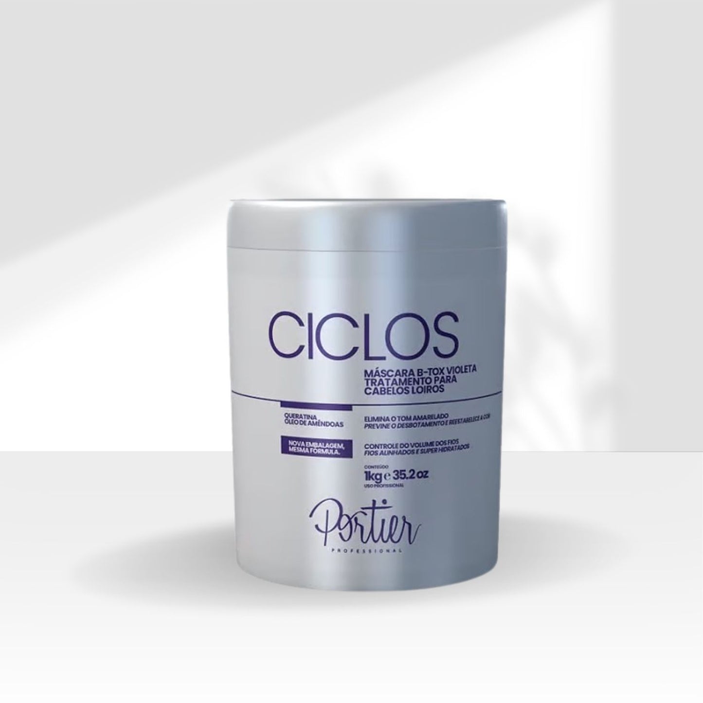 Botox Capilar Capilar Portier Ciclos B-Tox Violet Máscara Reconstrutora 1 Kg
