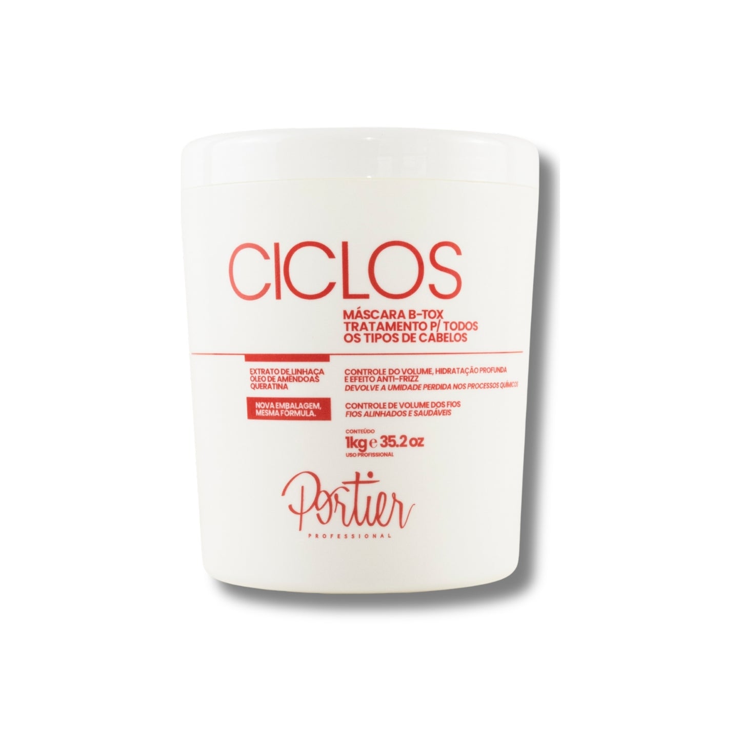 Kit Portier Ciclos B-Tox Máscara Reconstrutora 3 x 1 Kg