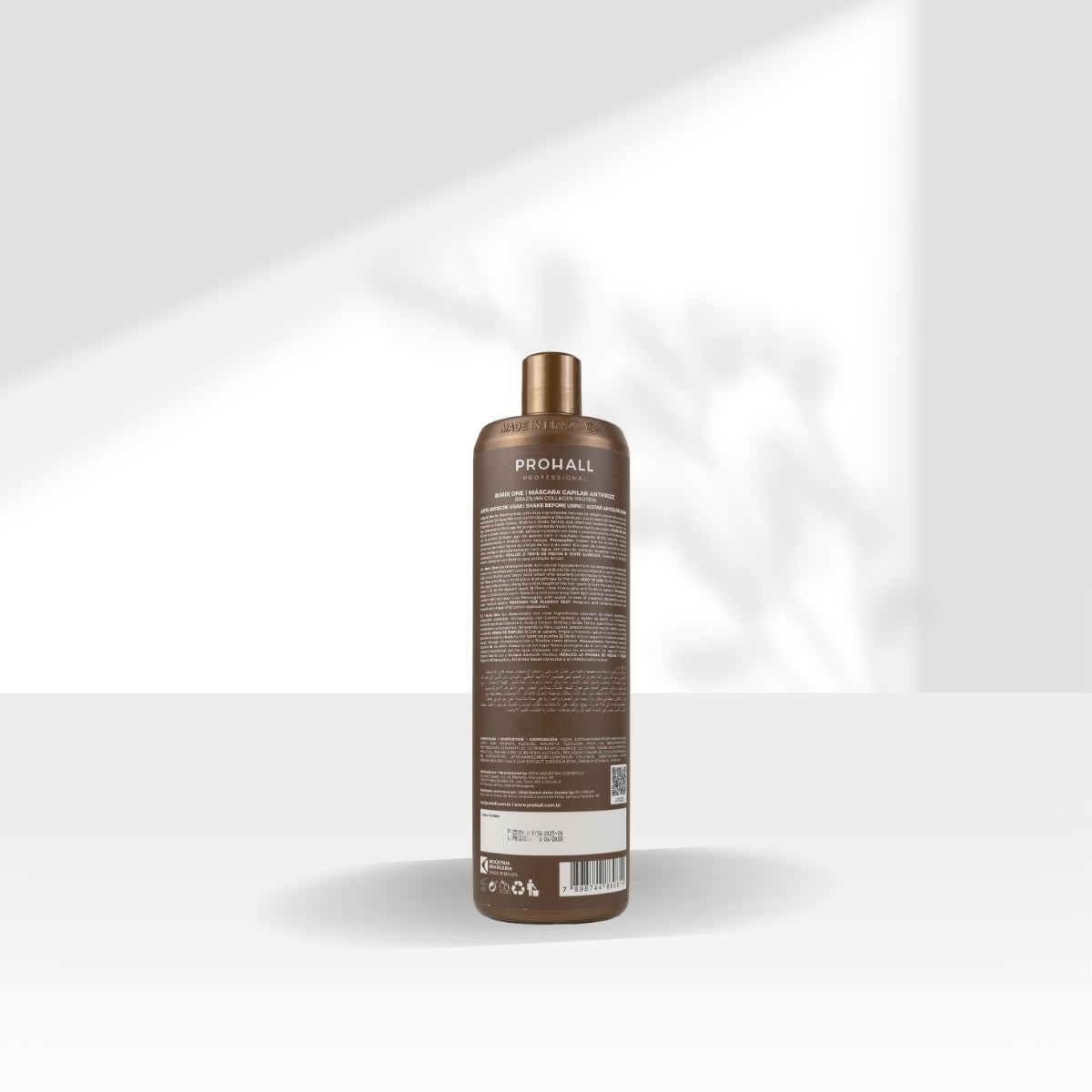 Progressiva Prohall Escova Orgânica Realinhamento Capilar Burix One Vegana 1 Litro