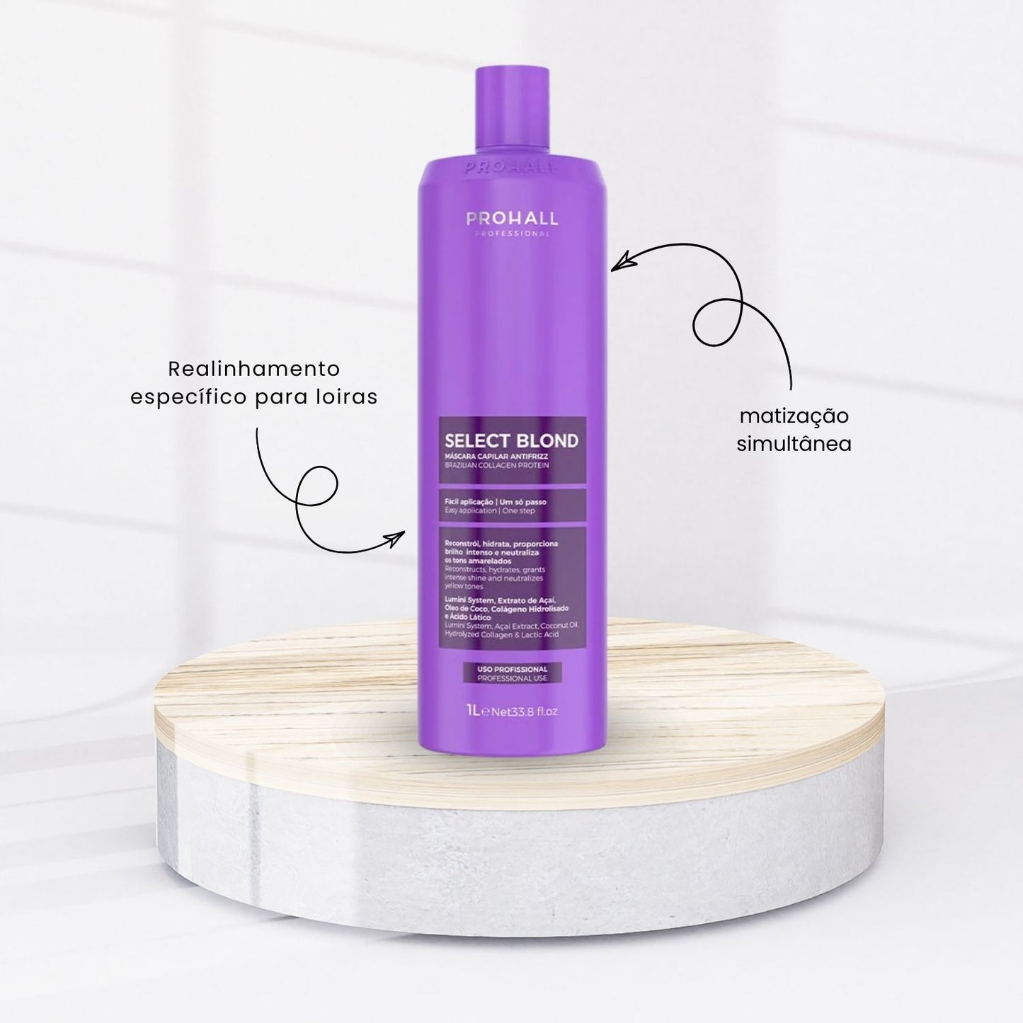 Kit Prohall Select One + Select Blond 2 x 1 Litro