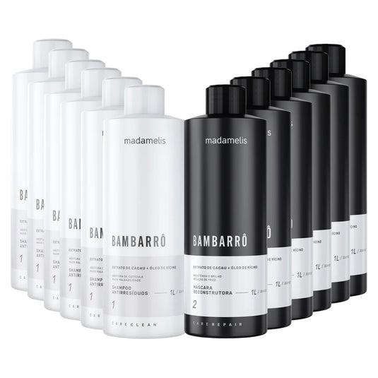 Kit Madamelis Bambarro Escova Progressiva 6 (2 X 1 Litro)