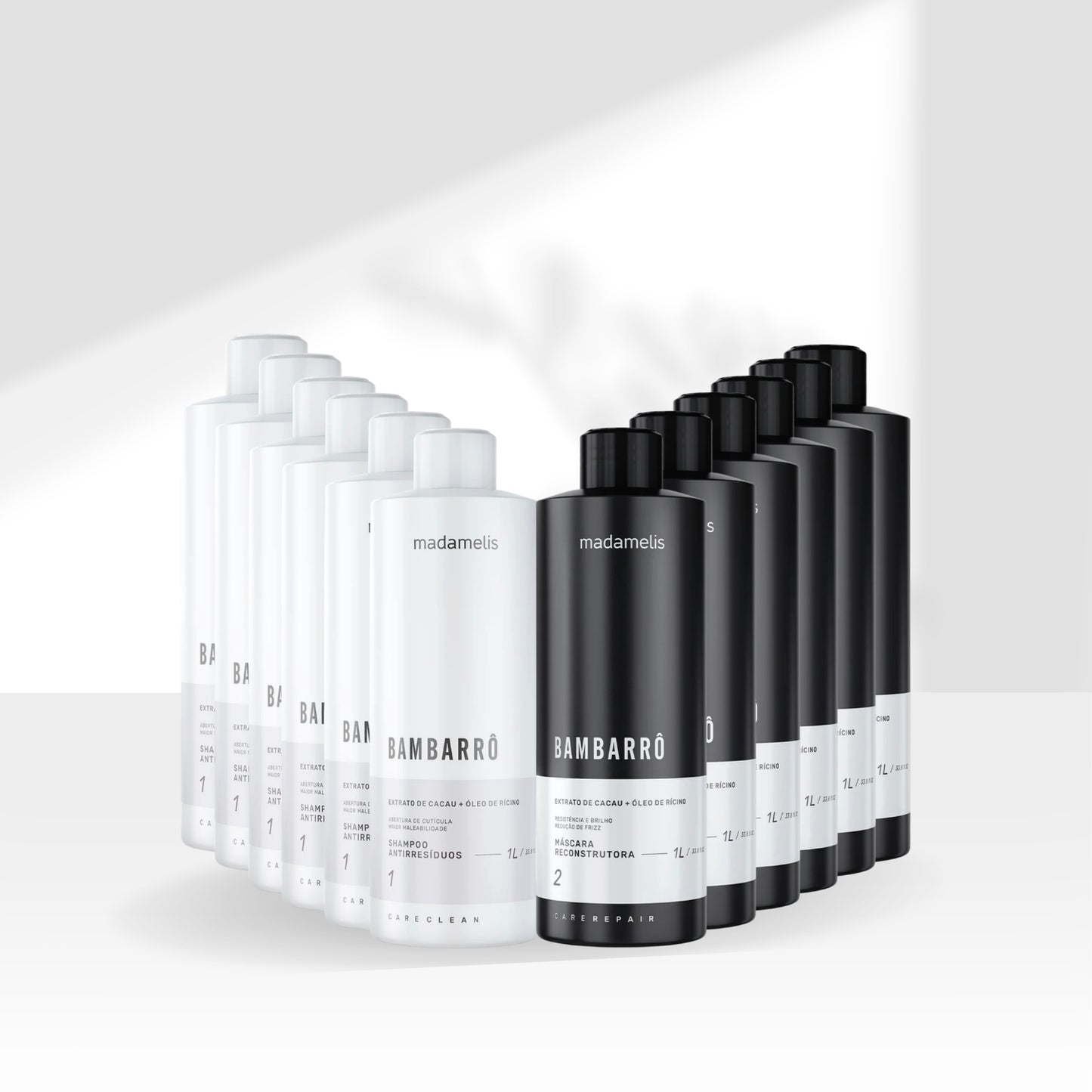 Kit Madamelis Bambarro Escova Progressiva 6 (2 X 1 Litro)