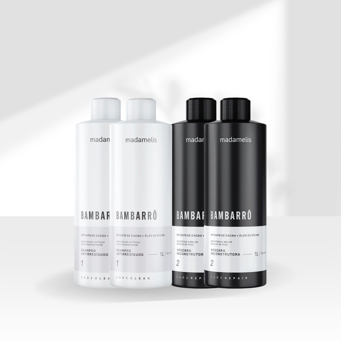 Kit Madamelis Bambarro Escova Progressiva 2 (2 X 1 Litro)