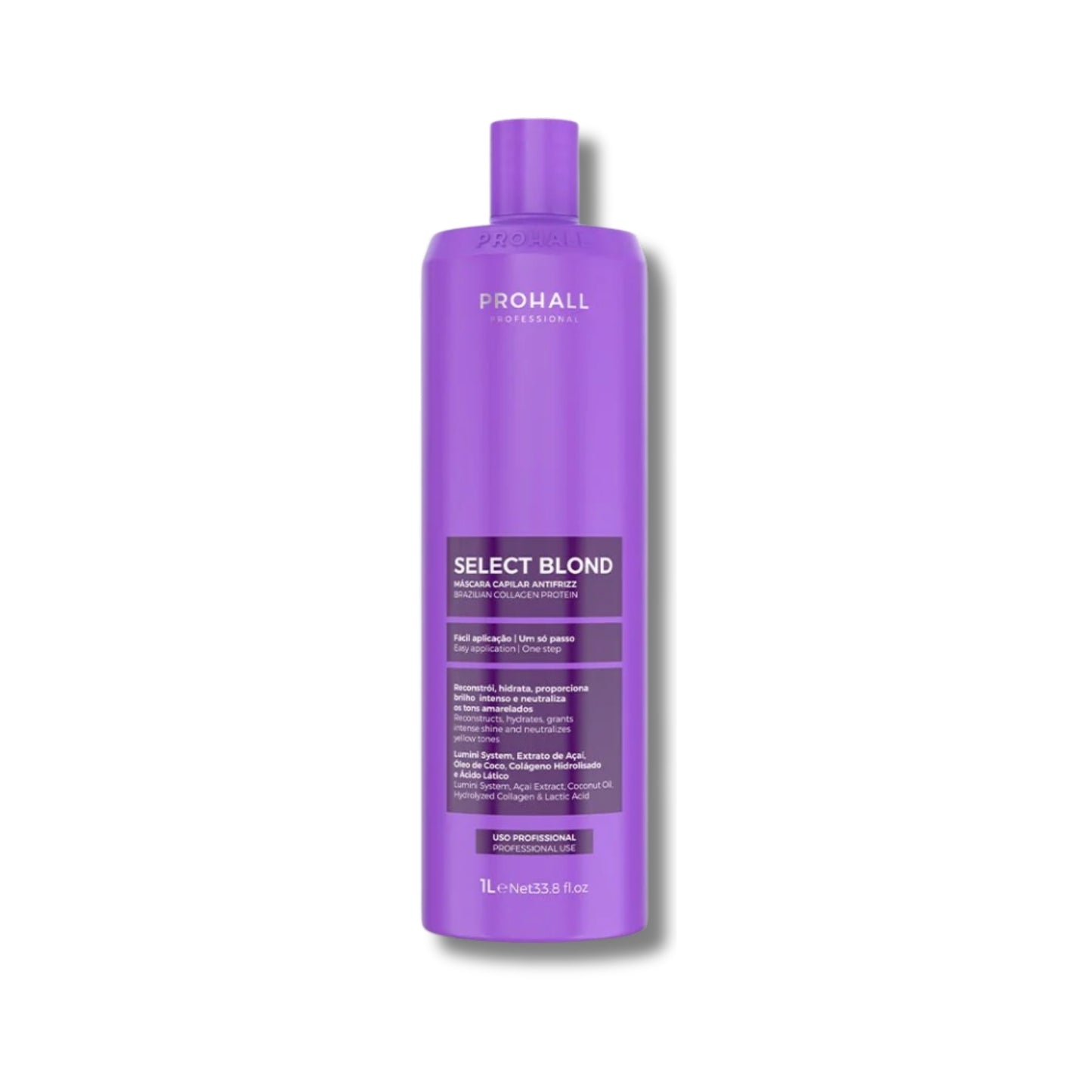 Progressiva Prohall Select Blond Realinhamento Térmico 1 Litro