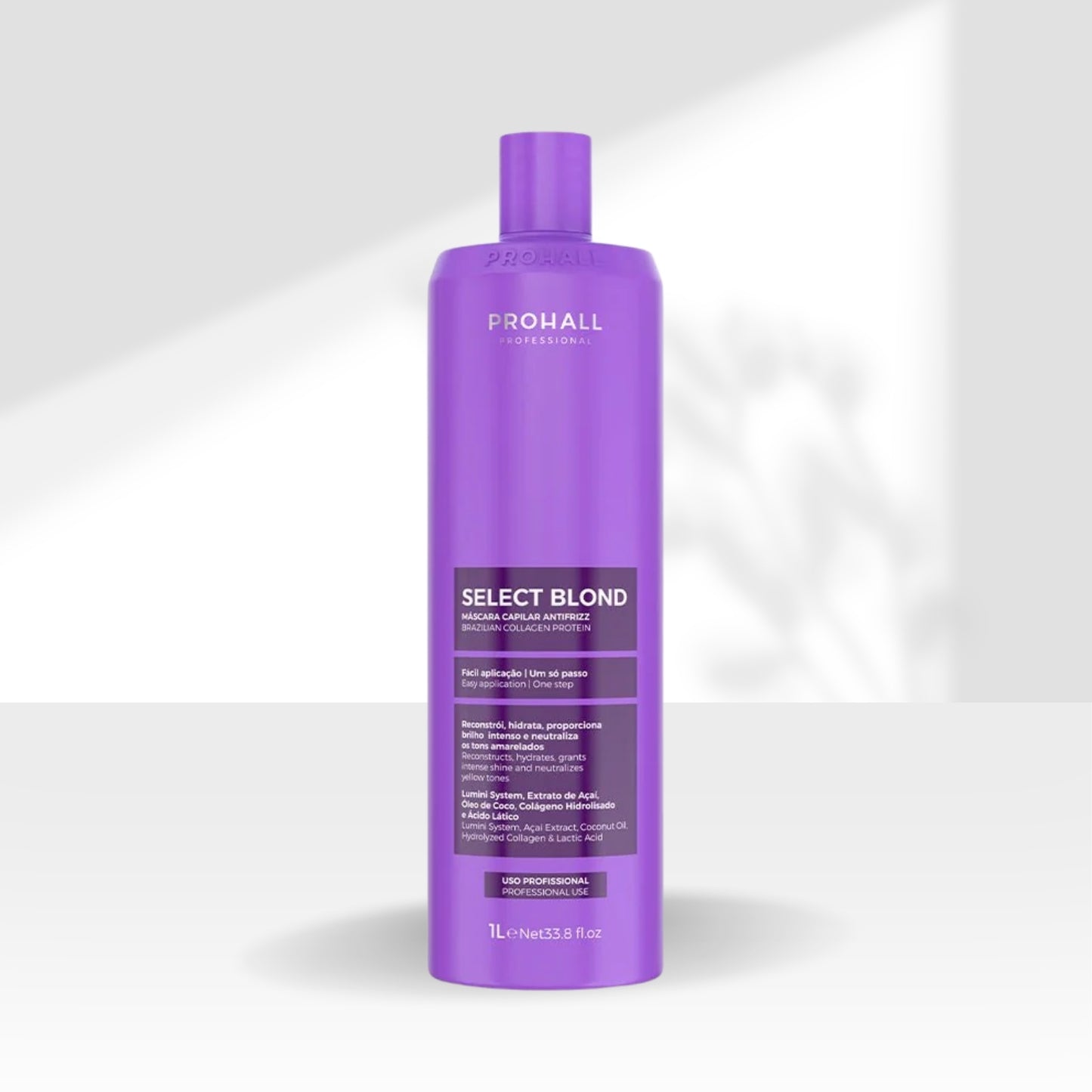 Progressiva Prohall Select Blond Realinhamento Térmico 1 Litro