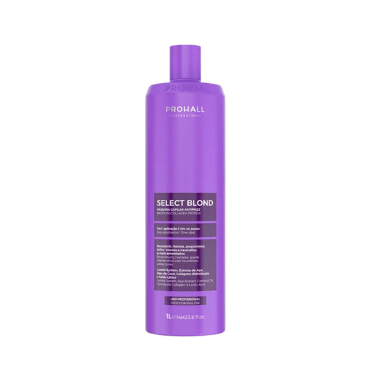 Progressiva Prohall Select Blond Realinhamento Térmico 1 Litro