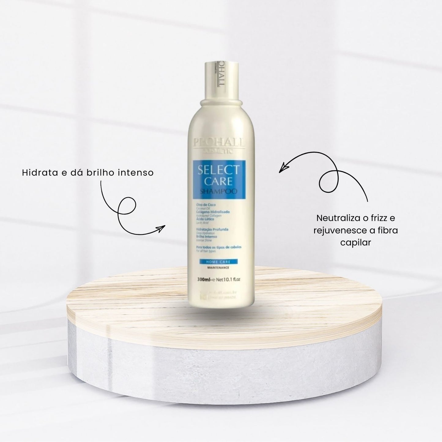 Kit Prohall Select Care Manutenção Pós Progressiva Trio