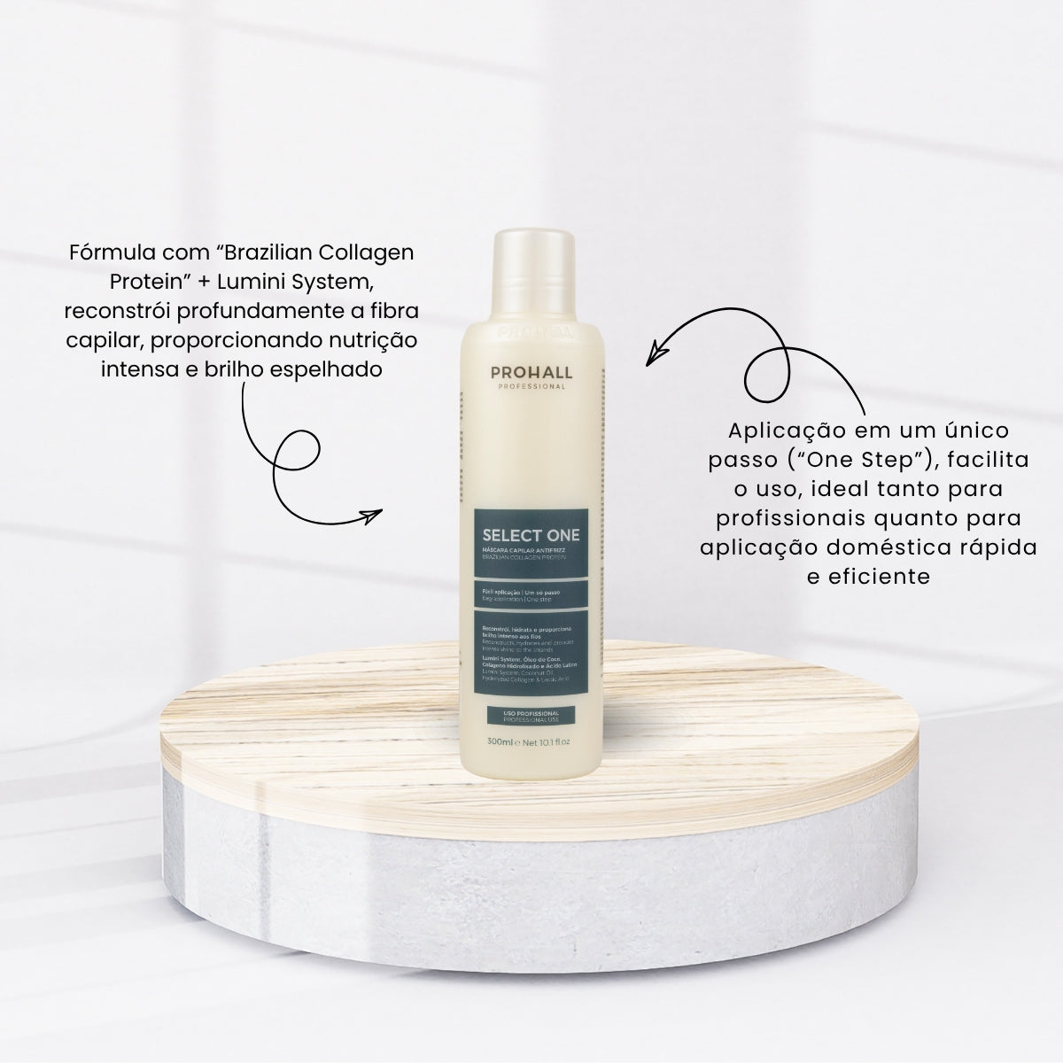 Progressiva Prohall Select One Realinhamento Térmico 300 ml