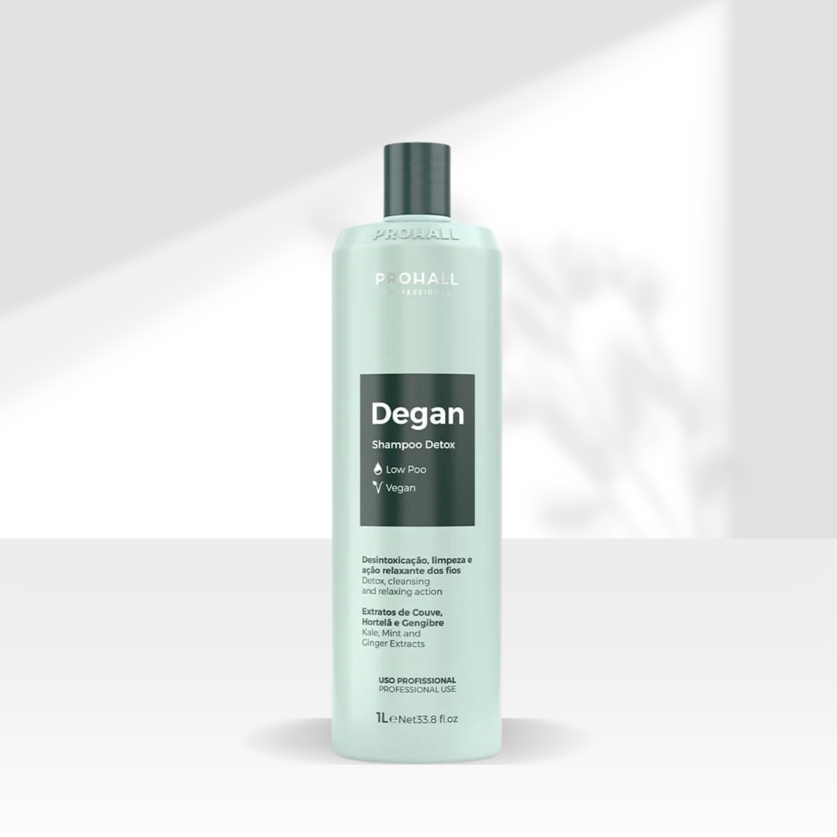 Shampoo Prohall Degan Detox Vegano Limpeza Profunda 1 Litro
