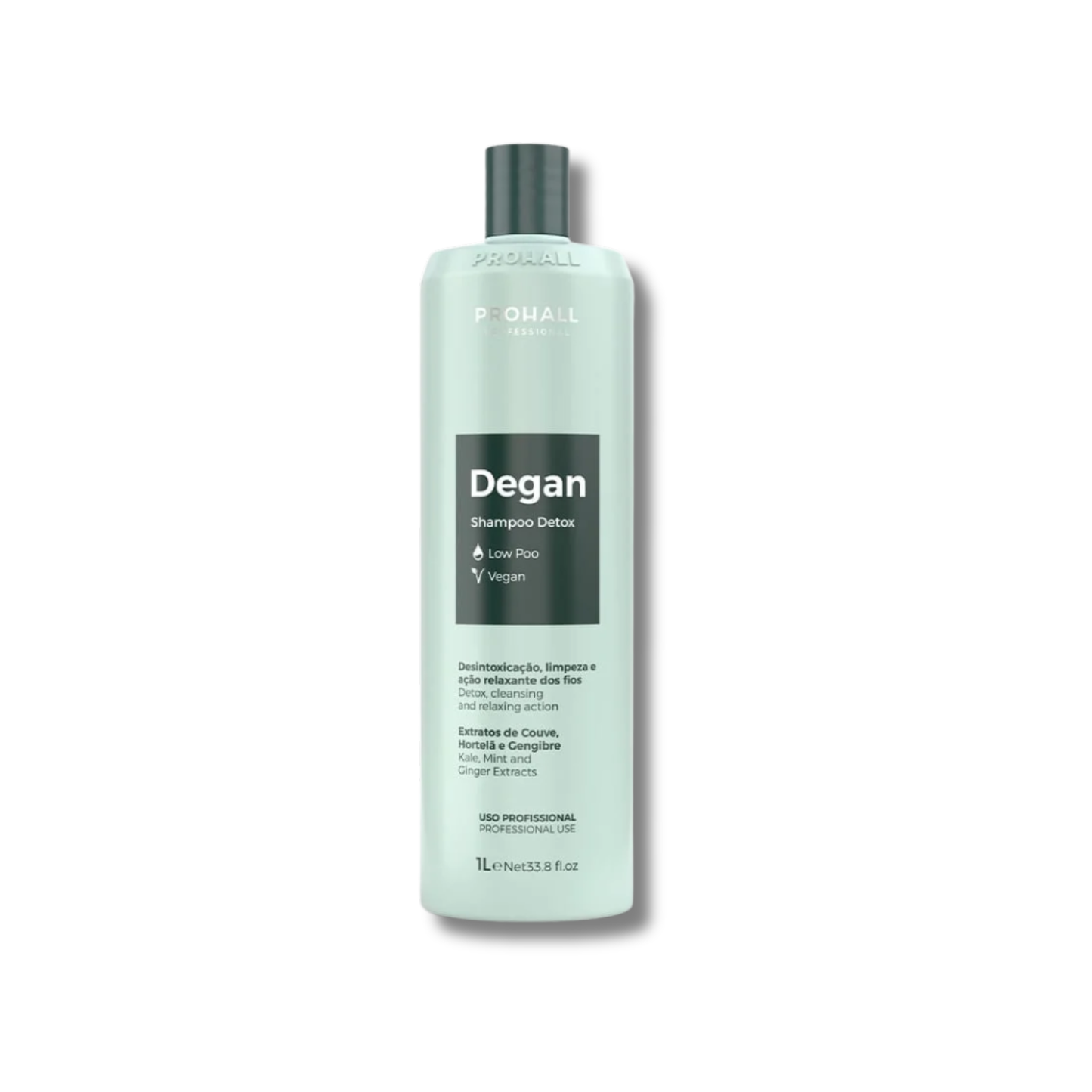 Shampoo Prohall Degan Detox Vegano Limpeza Profunda 1 Litro