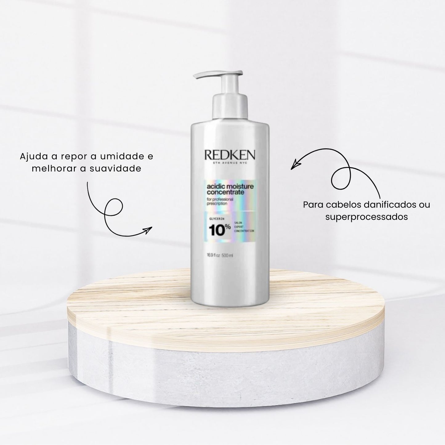 Redken Acidic Moisture Concentrate Tratamento Capilar 500 ml