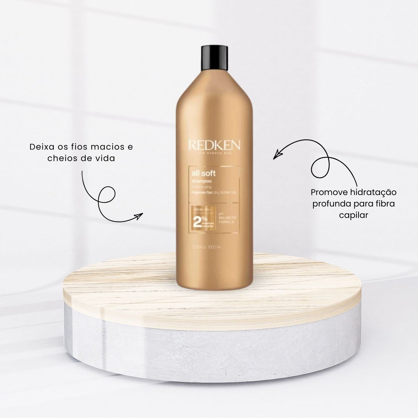 Shampoo Redken All Soft 1 Litro