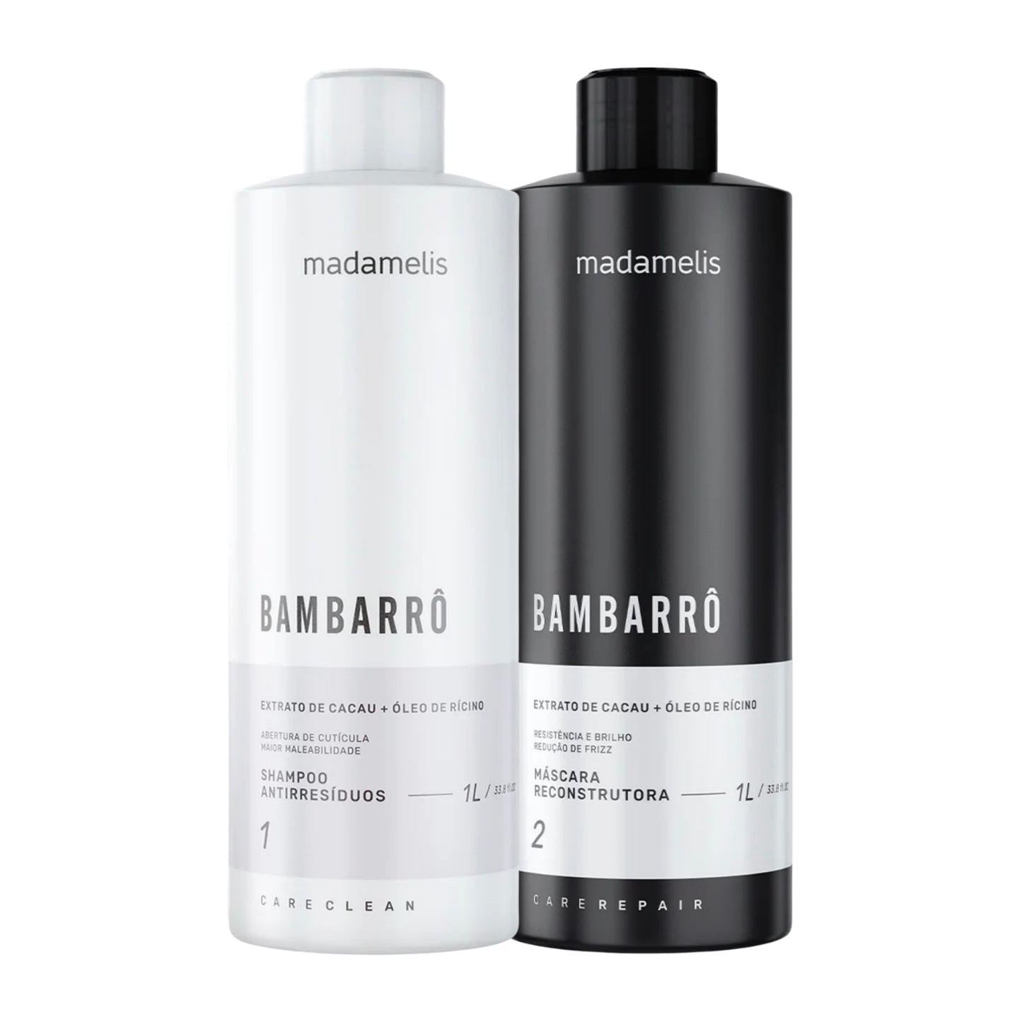 Kit Madamelis Bambarro Escova Progressiva (2 x 1 Litro)