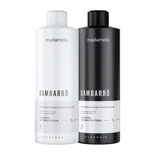 Kit Madamelis Bambarro Escova Progressiva (2 x 1 Litro)