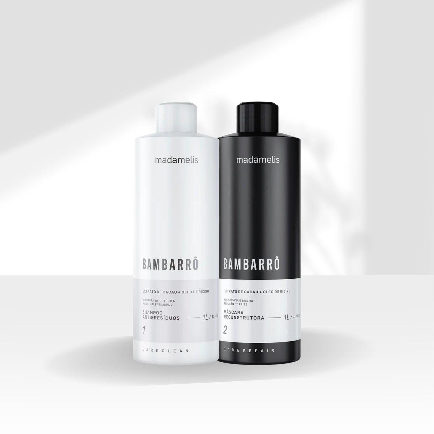 Kit Madamelis Bambarro Escova Progressiva (2 x 1 Litro)