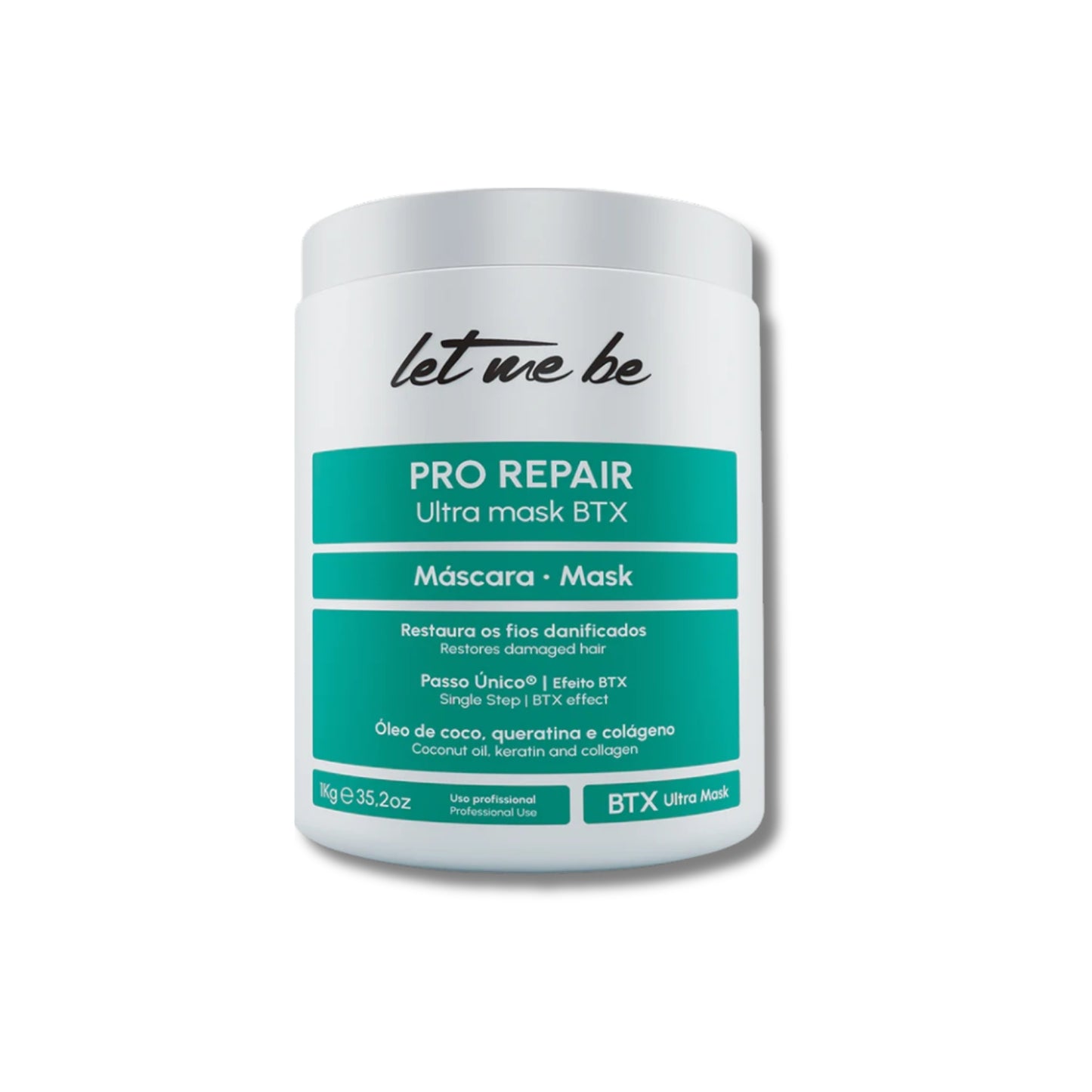 Botox Capilar Let Me Be Pro Repair Ultra Mask Realinhamento Capilar 1 Kg