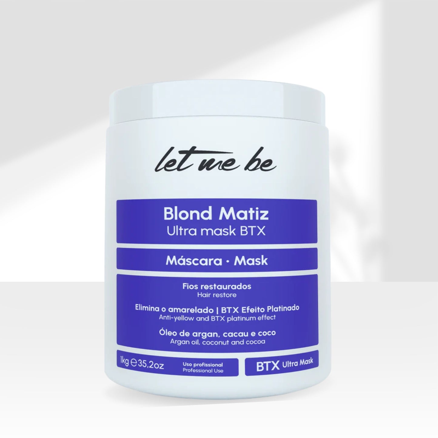 Máscara Matizadora Let Me Be Blond Matiz 1 Kg