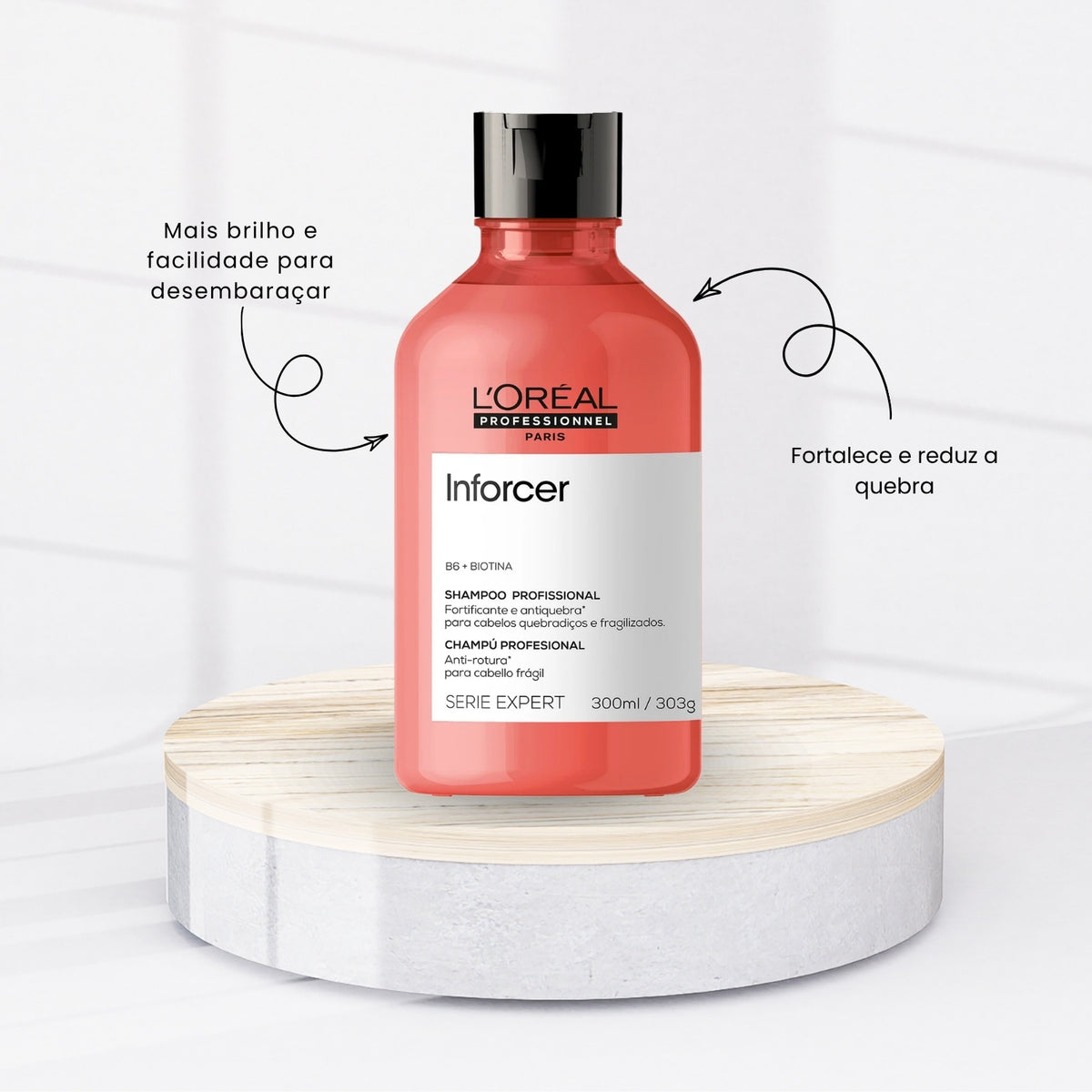 Shampoo Loreal Inforcer 300 ml