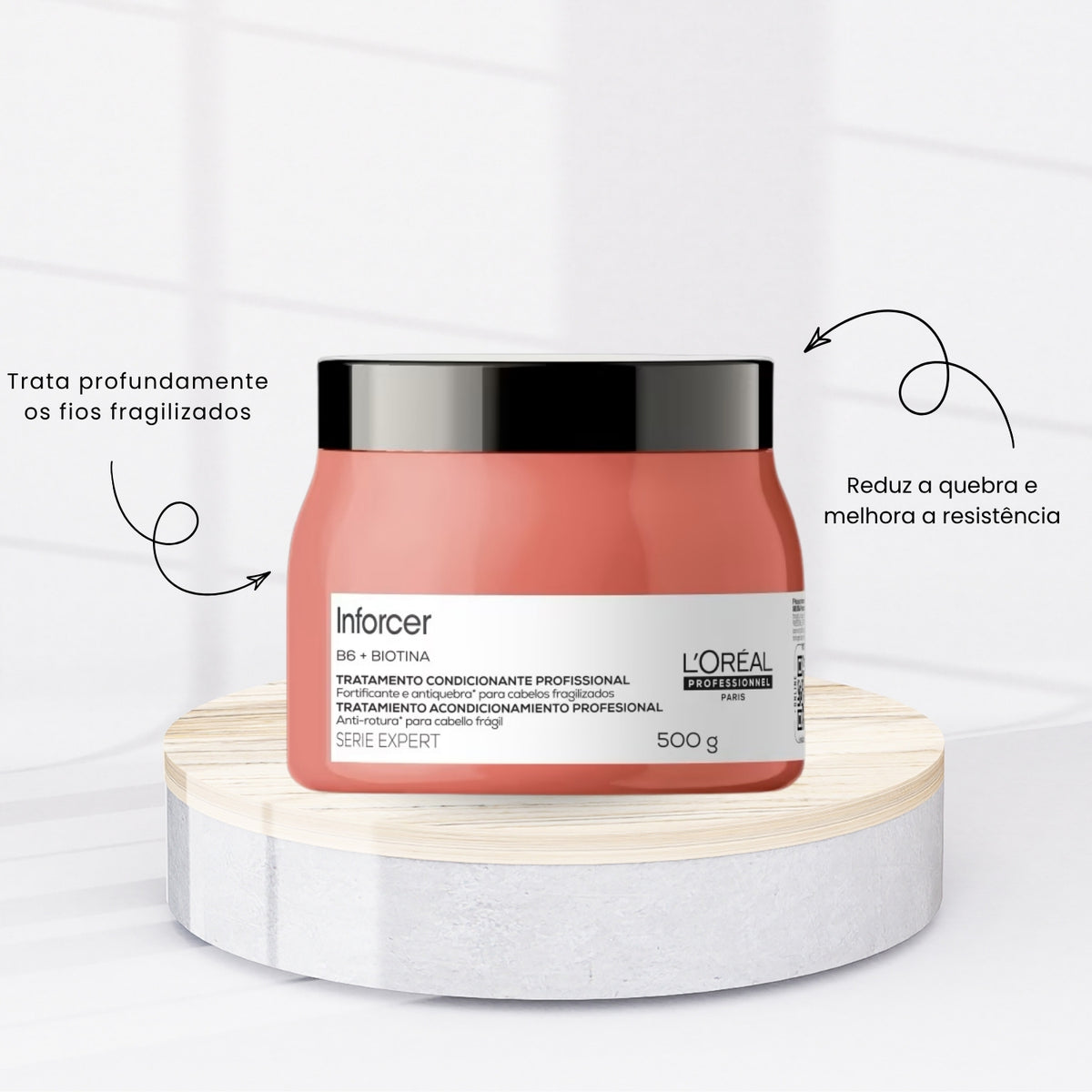 Máscara Loreal Inforcer 500 ml