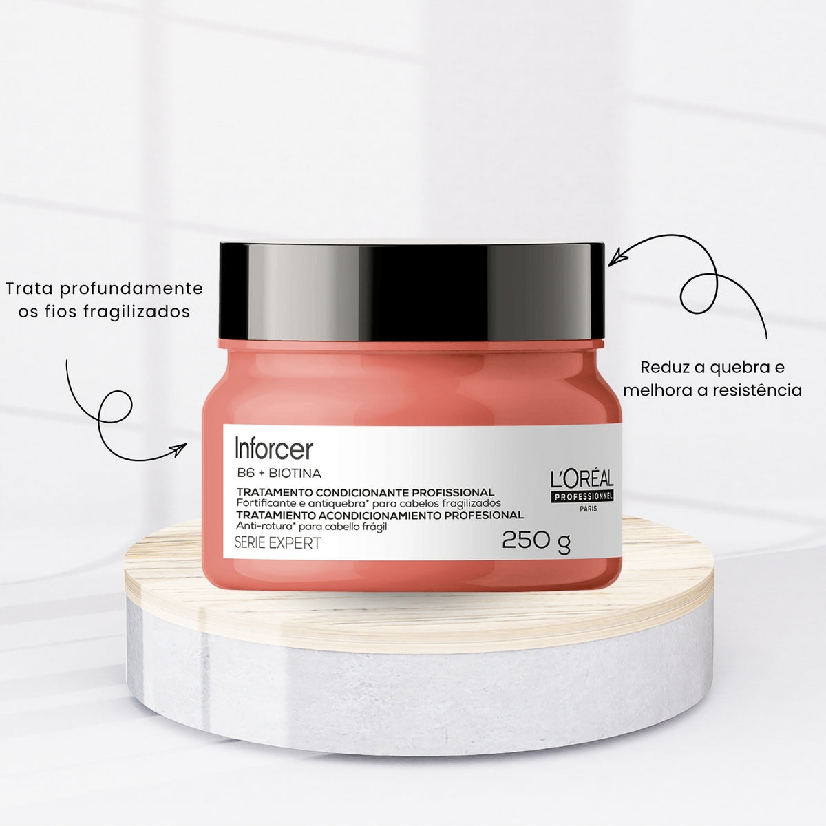 Máscara Loreal Inforcer 250 ml
