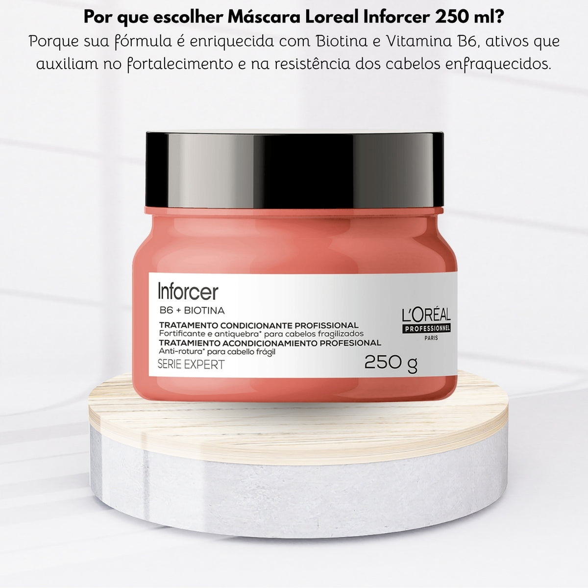 Máscara Loreal Inforcer 250 ml