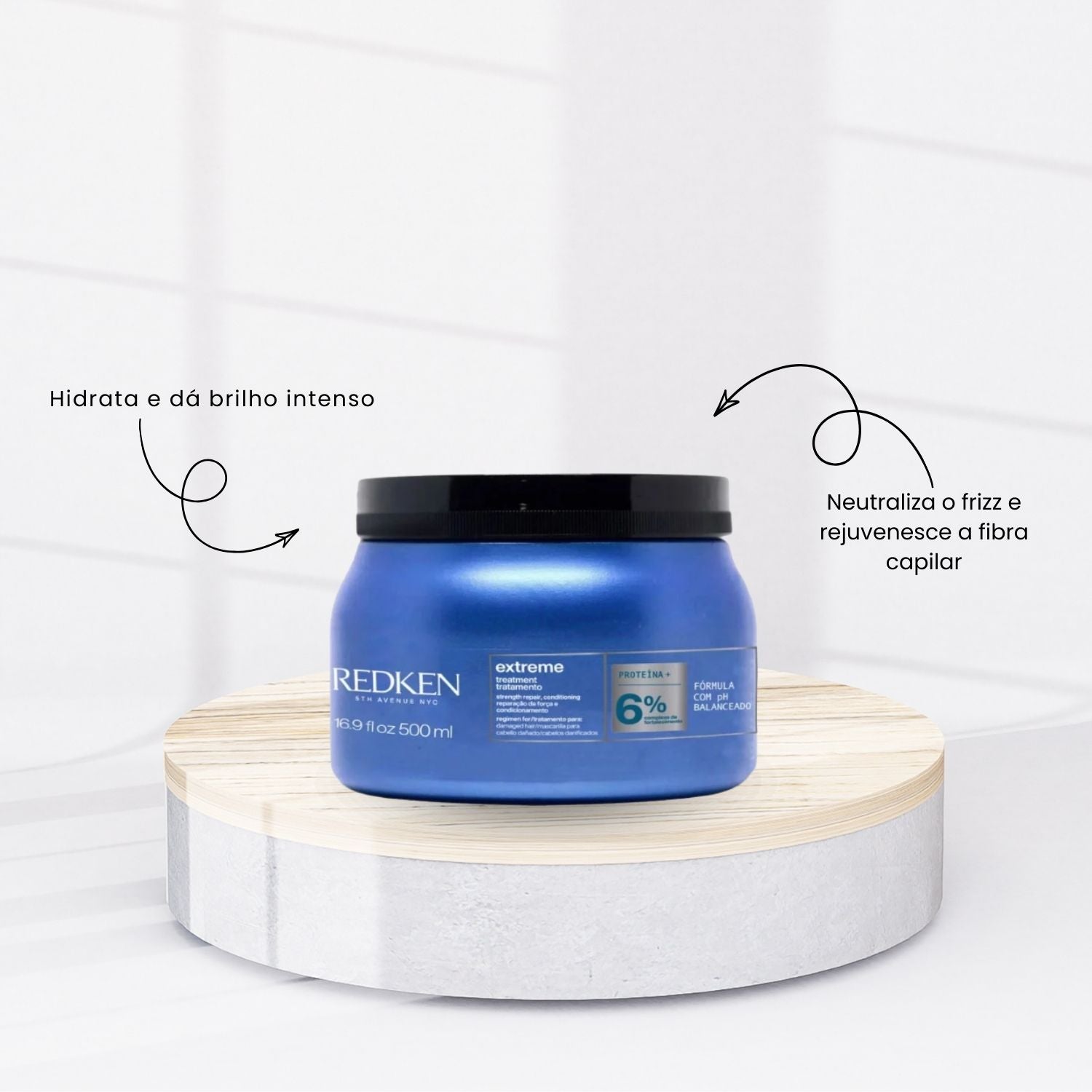 Máscara Redken Extreme Strength Builder Plus 500 ml – Doce Beleza