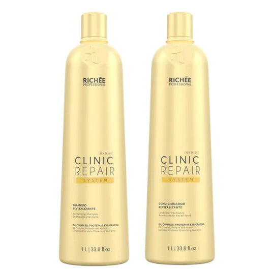 Kit Richée Clinic Repair System Shampoo + Condicionador 1 Litro
