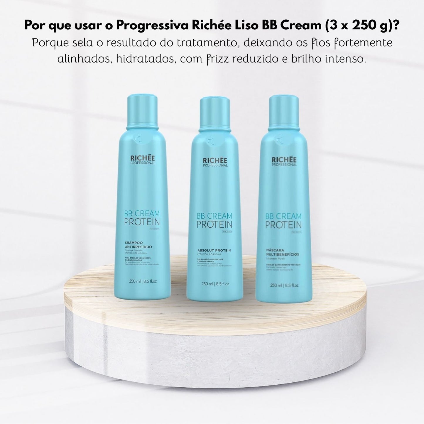 Progressiva Richée Liso BB Cream (3 x 250 g)