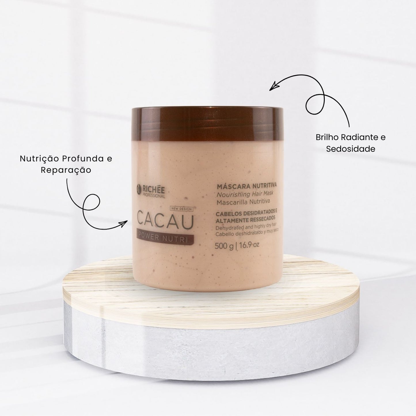 Máscara Richée Cacau Power Nutri Nutritiva 500 g