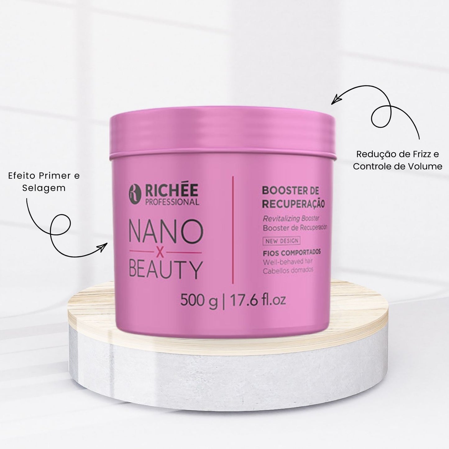 Botox Capilar Richée Nano Btx Repair Repositor de Massa 500 g