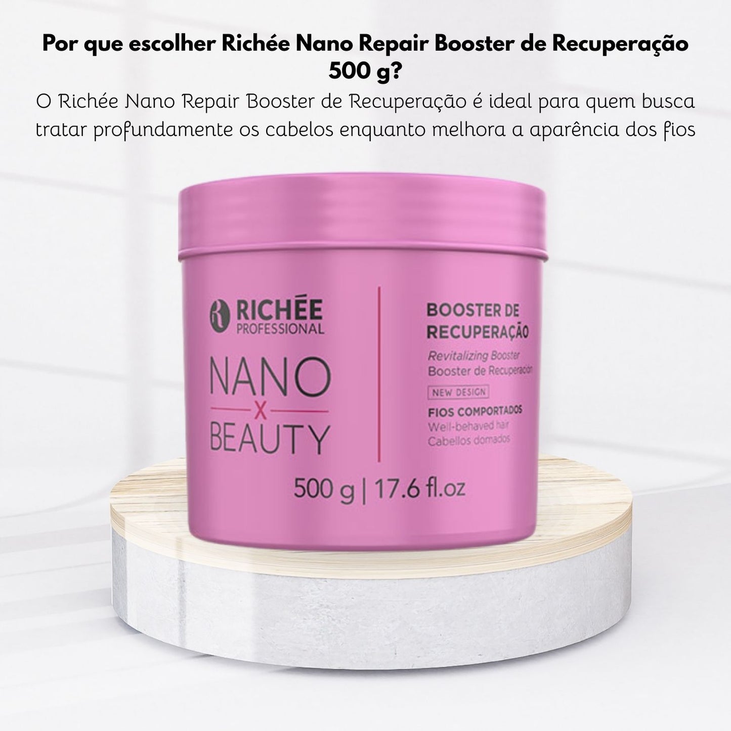 Botox Capilar Richée Nano Btx Repair Repositor de Massa 500 g