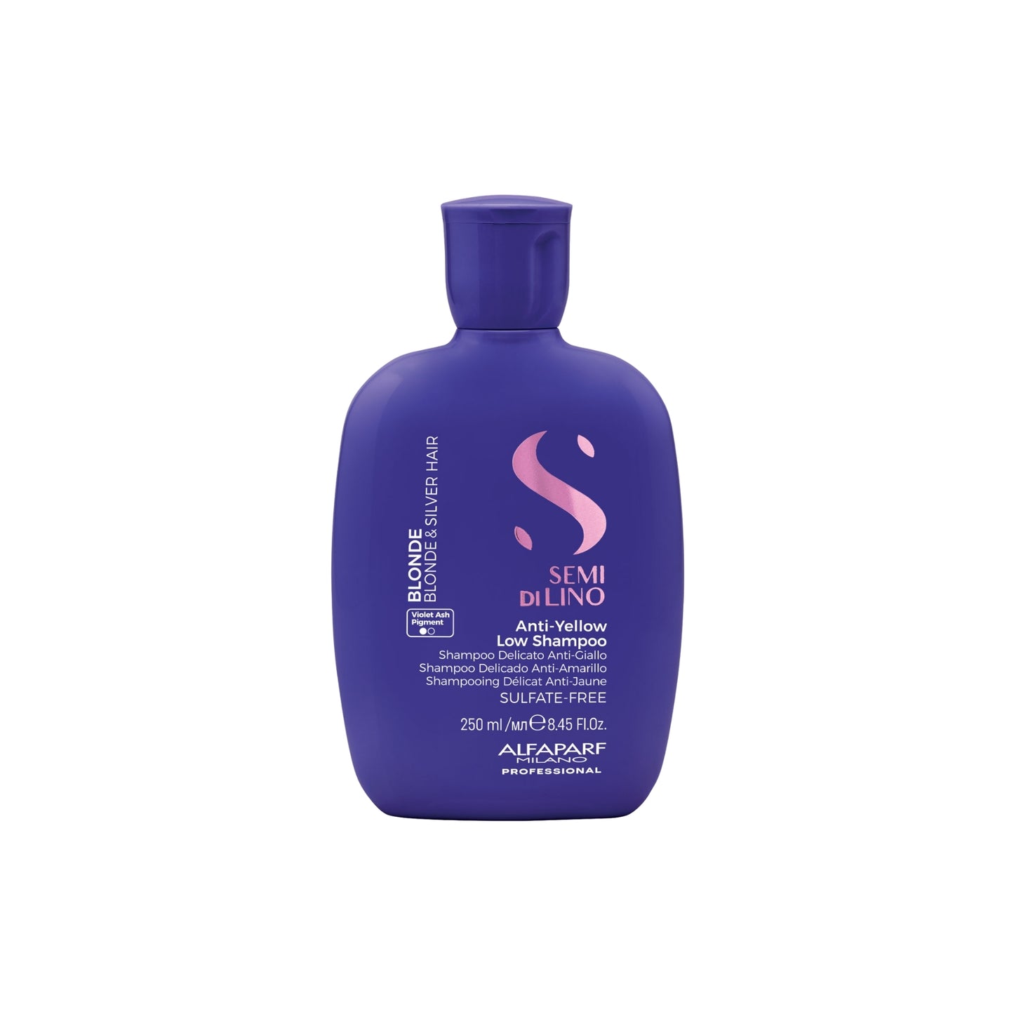 Shampoo Alfaparf Semi Di Lino Blonde Intense Anti-Yellow 250 ml