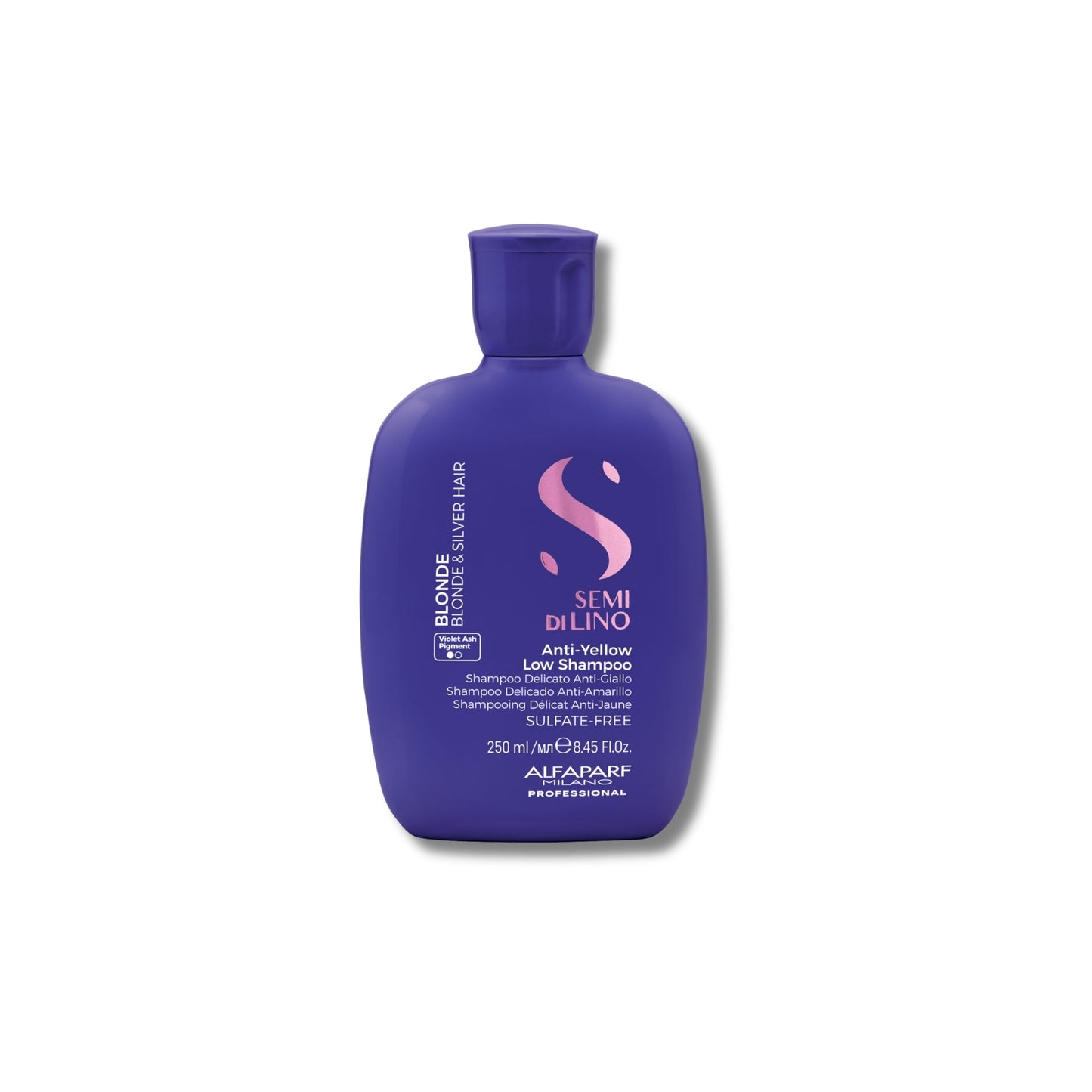 Shampoo Alfaparf Semi Di Lino Blonde Intense Anti-Yellow 250 ml