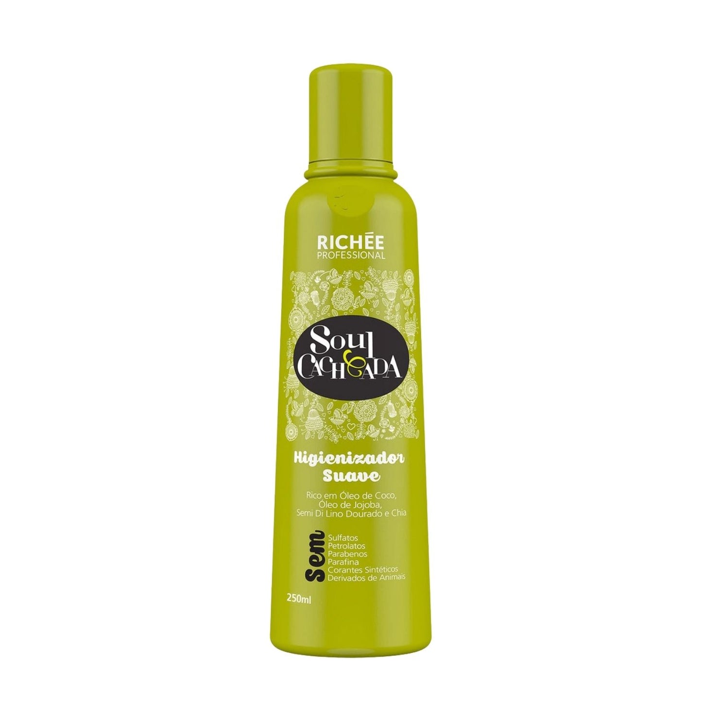 Shampoo Richée Soul Cacheada Higienizador Suave 250 g