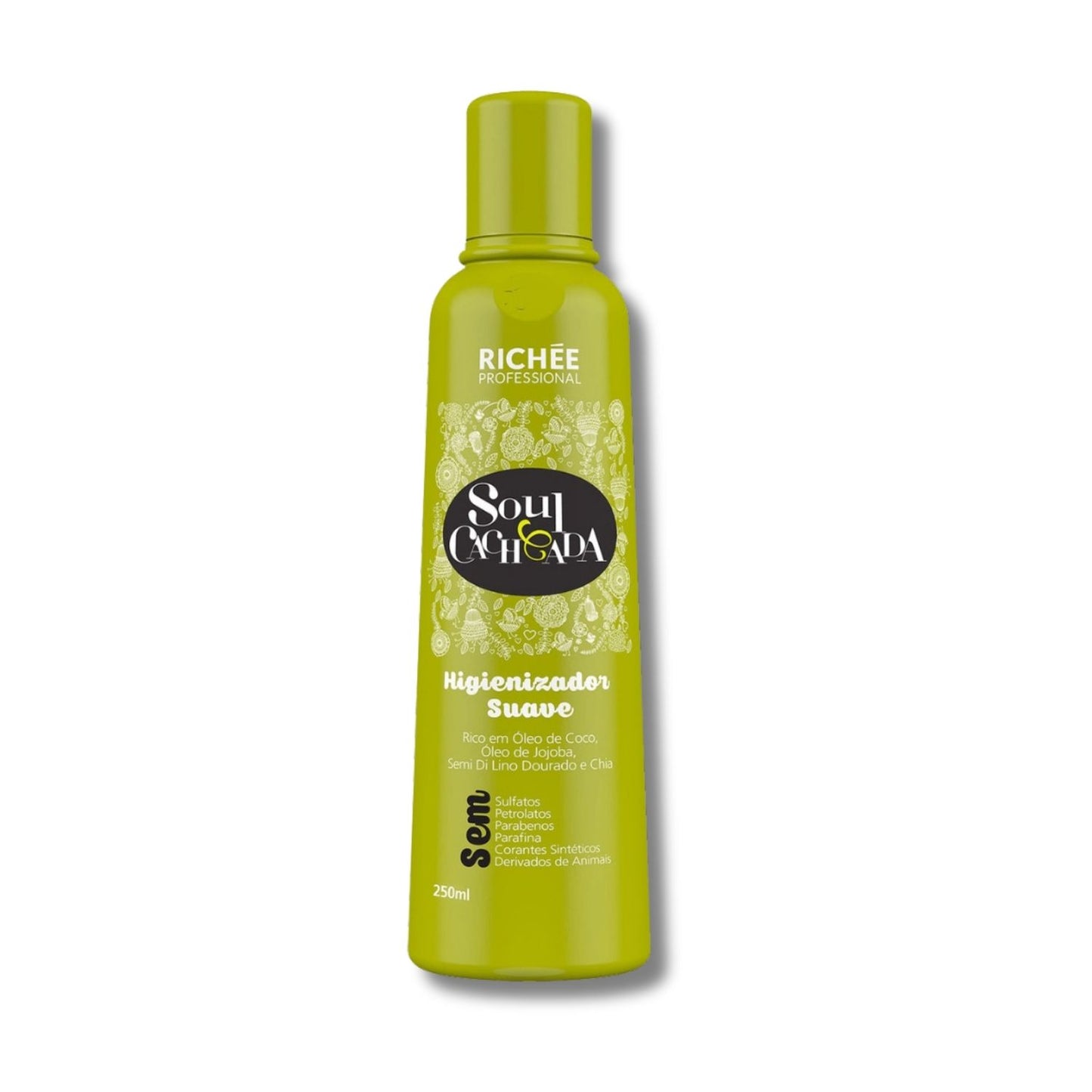 Shampoo Richée Soul Cacheada Higienizador Suave 250 g